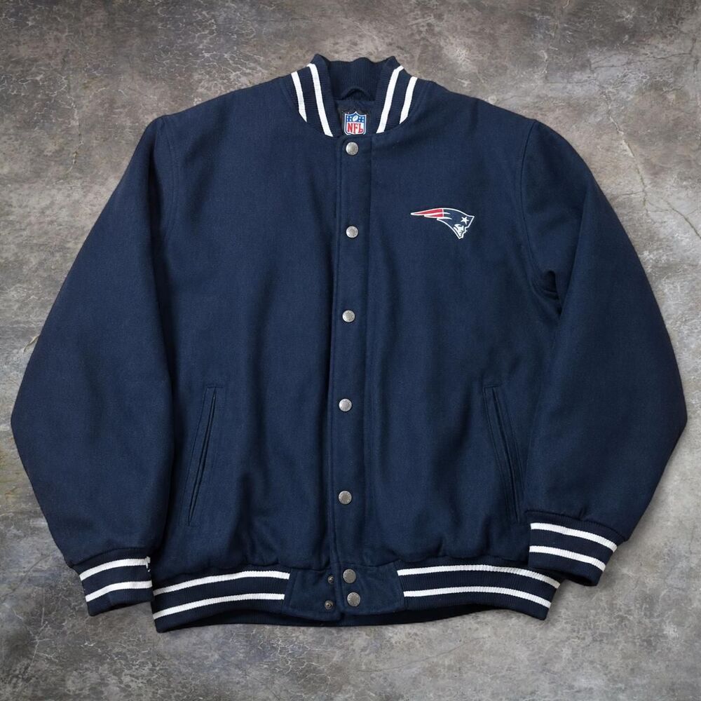 Nfl Men's Navy and Blue Jacket